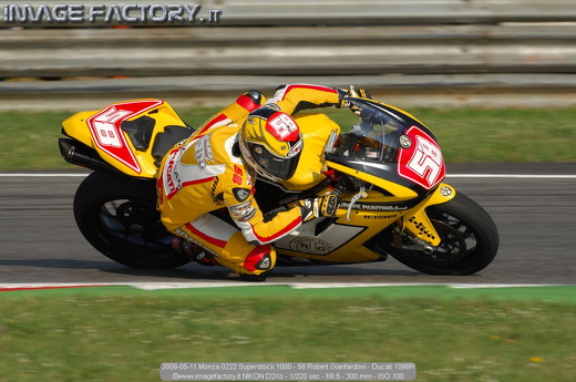 2008-05-11 Monza 0222 Superstock 1000 - 58 Robert Gianfardoni - Ducati 1098R
